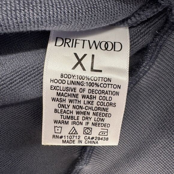 Driftwood Womens Knit Full Zip Hoodie Size XL Americana Patchwork Embroidered - Picture 6 of 11